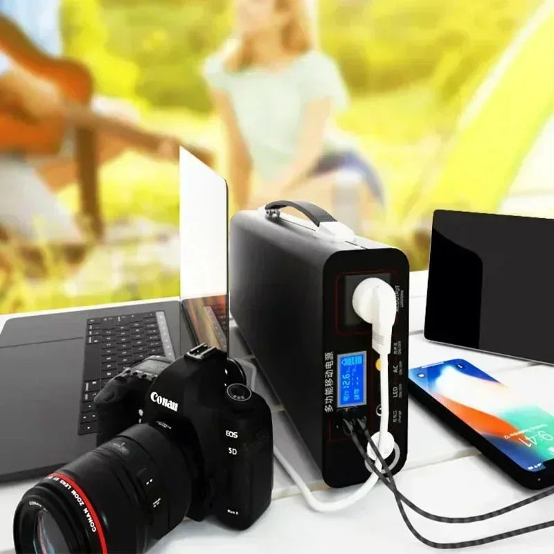 Hot Lifepo4 220V Korean style power bank300W external power bank90Ah home outdoor camping power supply system notebook wholesale