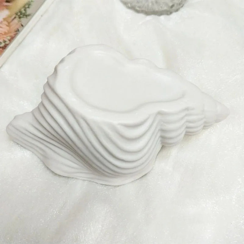 Ceramic Conch Storage Shell Ceramic Tray Craft Decoration Home Decoration Room Decoration Jewelry Key Organizer Gift