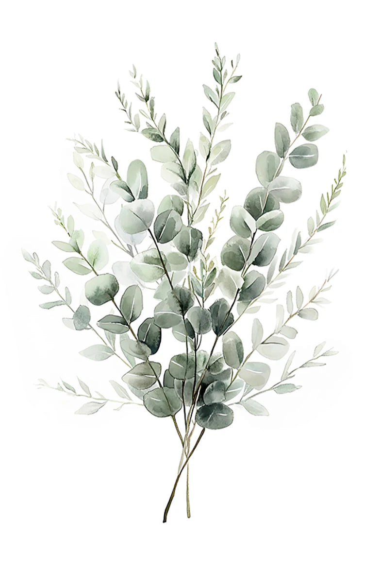 1/3pcs Bohemian Sage Green Leaves Prints Poster Modern Botanical Aesthetics Art Prints Wall Art Home Decor Art Poster Gifts