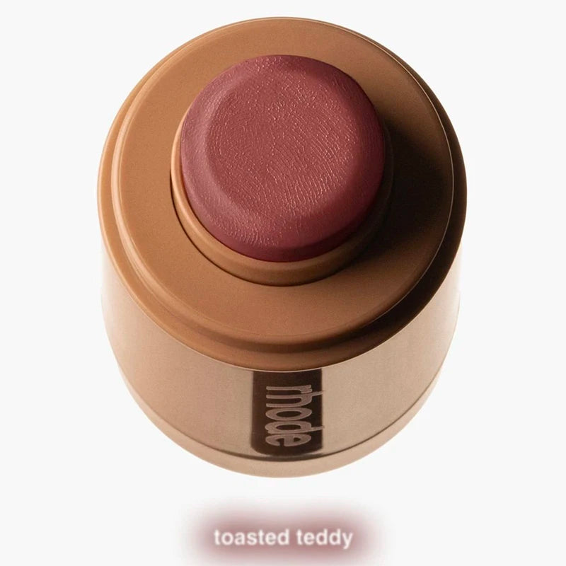 Makeup Cheek Blush Cream Blusher Stick Lip Gloss Phone Case For iPhone 16 17 Ribbon SALTY TAN Raspberry Espresso Lipstick INS