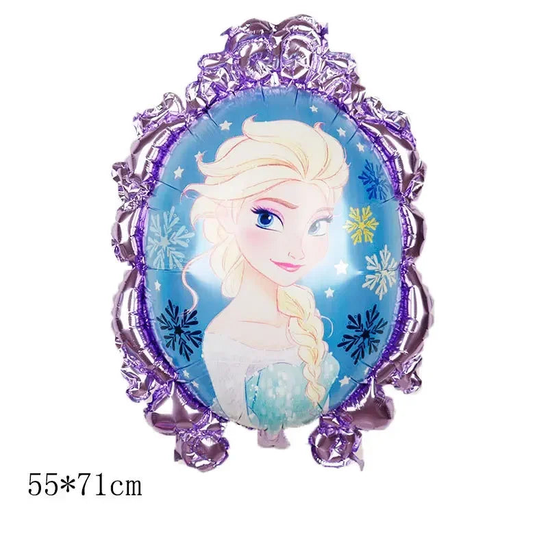 1pcs Princess Frozen Balloon Cartoon Elsa Anna Olaf Foil Balloon for Children's Birthday Party Baby Shower Decoration