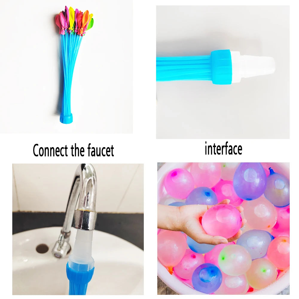555/1111pcs Fast Water Filling Balloon Summer Entertainment Children's Beach Toys Water Bomb Festivals Party Water Balloon