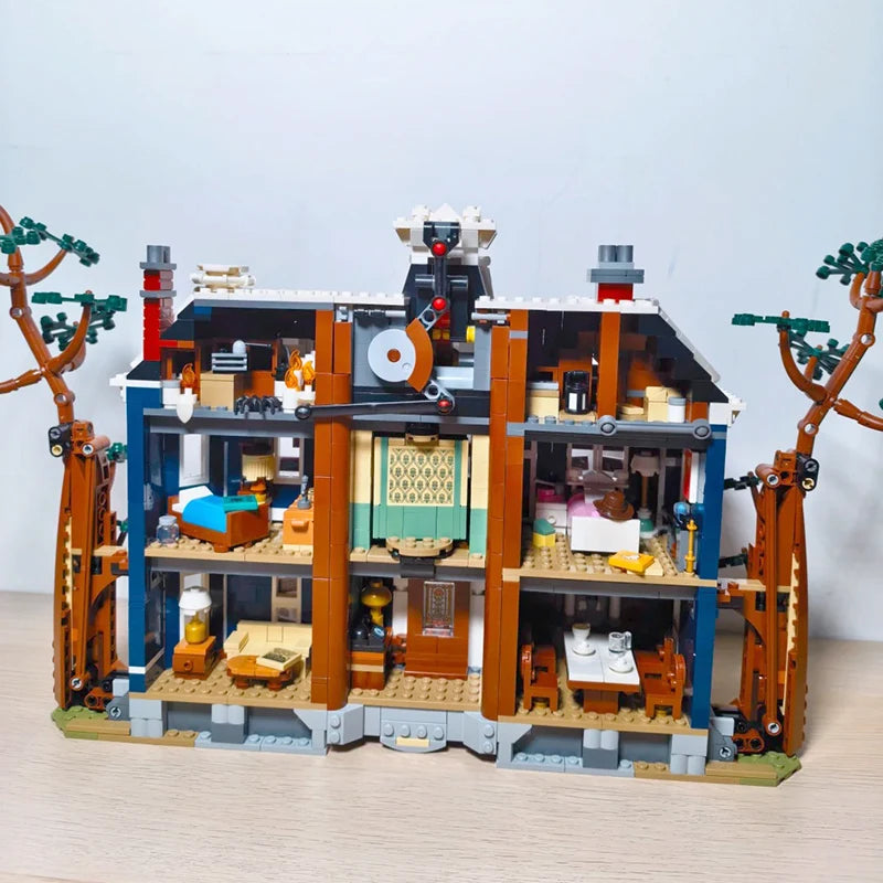 IN STOCK 2026 New Ideas Science TV Series Stranger Event Creel House Sets City Architecture 11370 Builing Blocks Kid Toys Gift