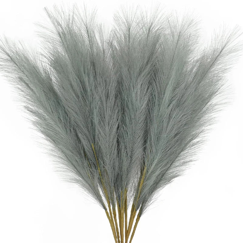 5/10pcs Artificial Pampas Boho Flowers Artificial Reed Ins Wind Bouquet Imitation Flowers Fake Plant Wedding Decoration Flowers