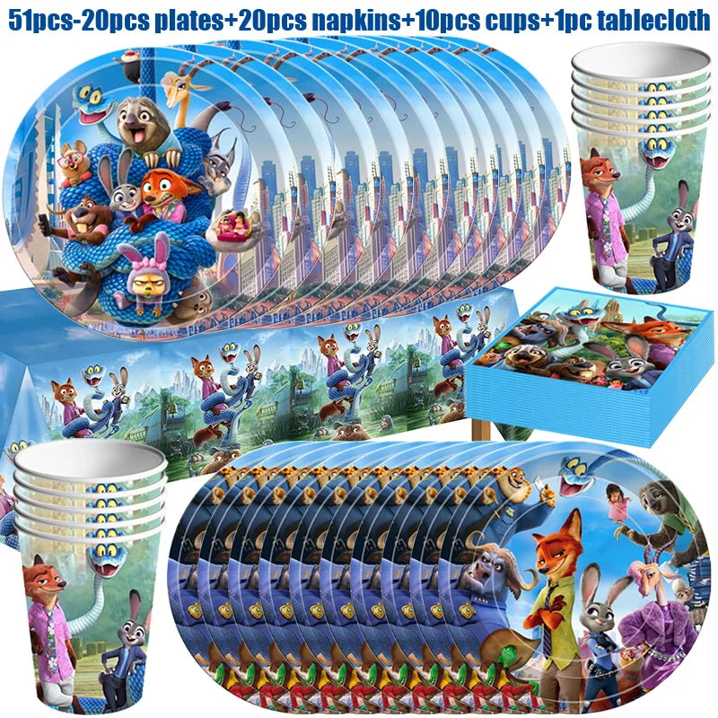 Disney Zootopia Birthday Party Decorations