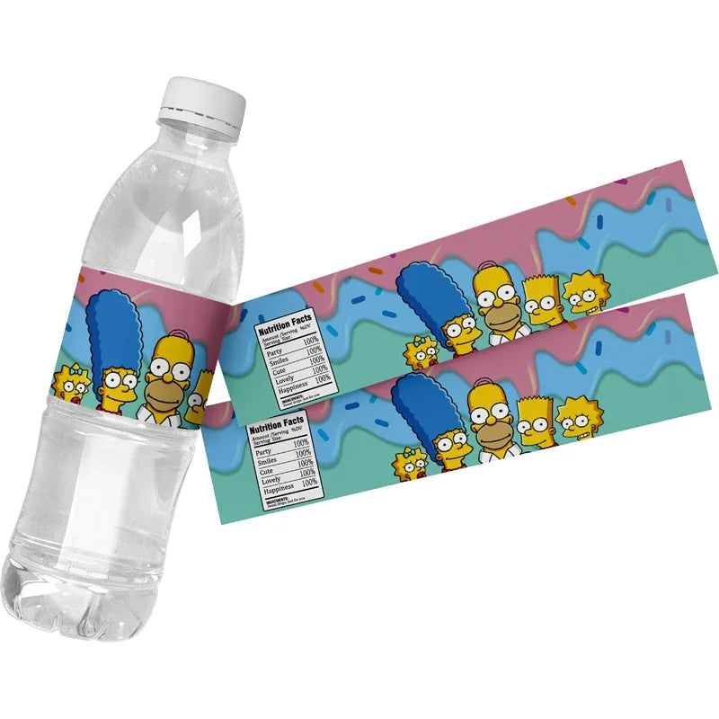 THE SIMPSONS GAME Baby Shower Kids Toy Aluminum Foil Digital Balloon Set Birthday Party Decor and Napkins Disposable Tableware