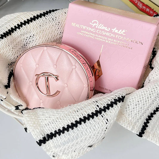 Charlotte Tilbury Shimmer Makeup Air Cushion Lightweight Moisture Oil Control Two Color Heart Shape Powder Blusher Unique Design