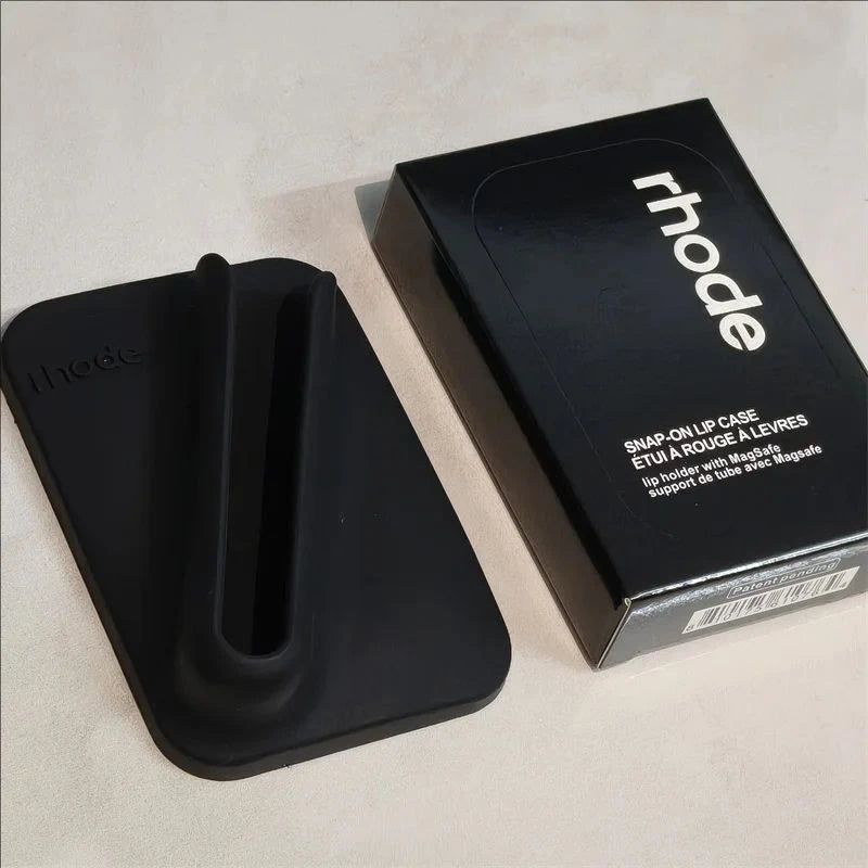 Rhode Magnetic SNAP-ON LIP CASE Phone Case with Box for IPhone 15 16 14 13 12 11 Pro Max 17 Air Lip Gloss Holder Soft Silicone