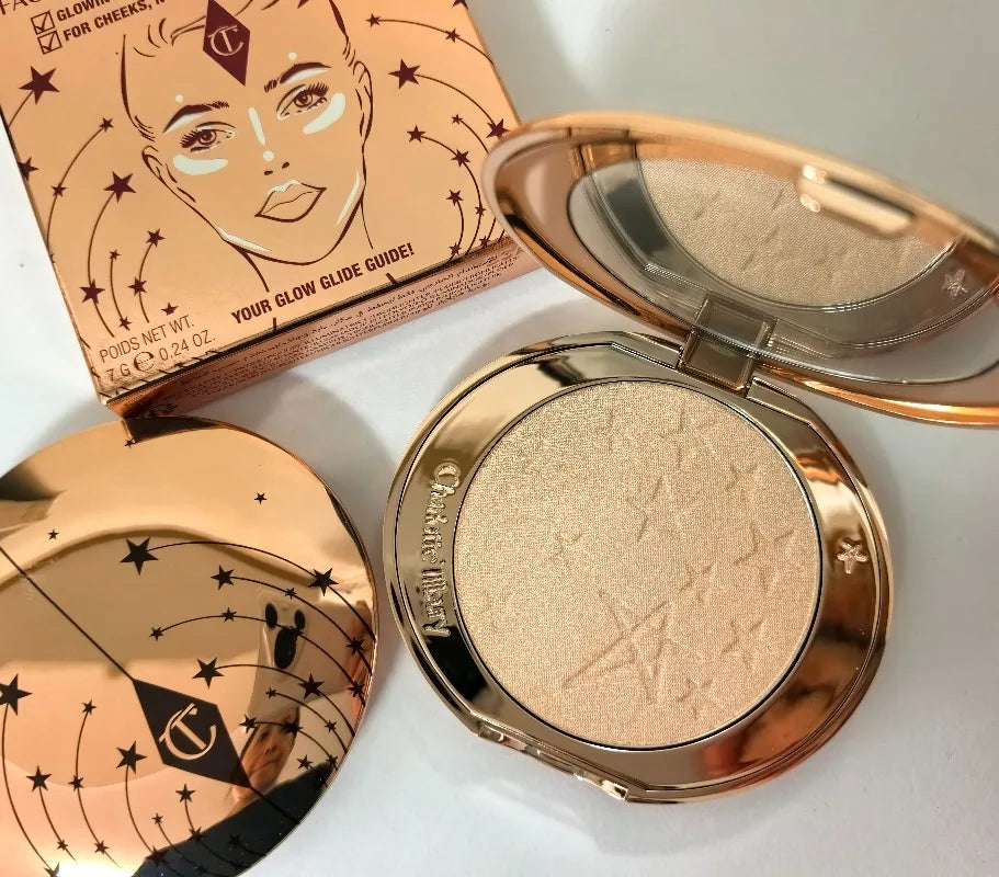 Charlotte Tilbury Set Pressed Powder Oil Control Matte High Gloss Face Repair Honey Powder Celebrity Same Brand Makeup Products