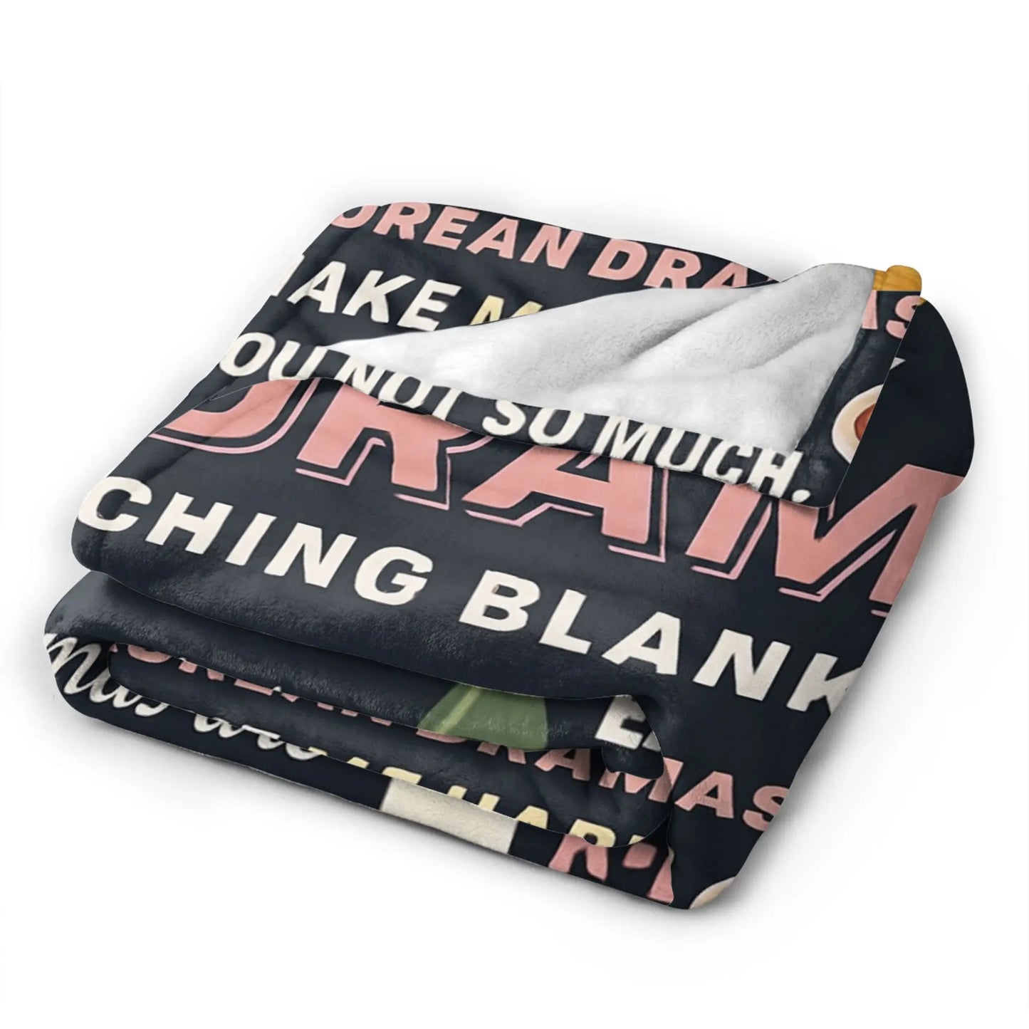 K-Drama K Pop  Korean  Blanket  Travel Office Flannel Throw Blanket For Outdoor Warm Custom DIY Quality Bedspread Gift