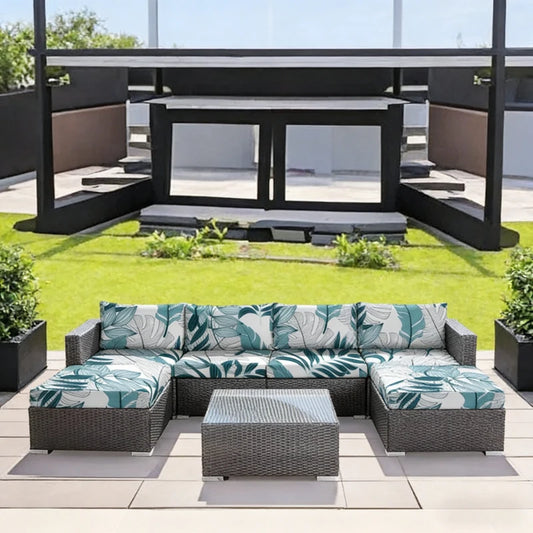 1PC Patio Stretch Sofa Cushion Covers Outdoor Cushion Cover Replacement Couch Slipcover Flexibility Porch Furniture Protector