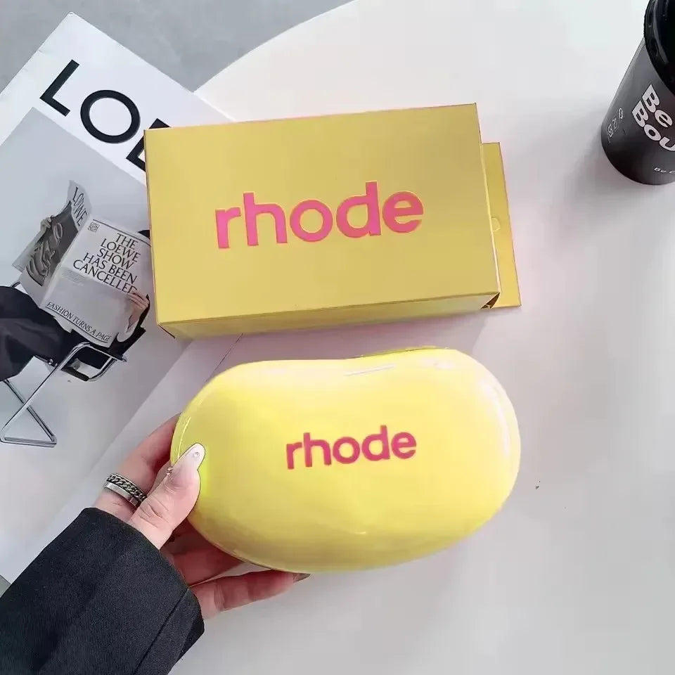 Fashion RHODE Limited Cosmetic Colorful Soft Silicone Waterproof Makeup Bag Convenient for Storing Items Gift Package with Box