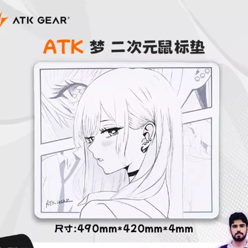 Atk Kong Xsoft Esports Mouse Pad Anti Slip Pad Desktop Gaming Gears PORON CSGO Pads For 60%-80% Mechanical Keyboard For Gamer