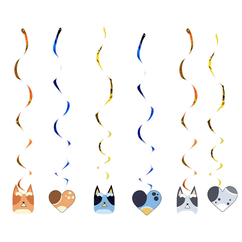 New Cartoon Dogs Birthday Party Decoration Full Set Kit