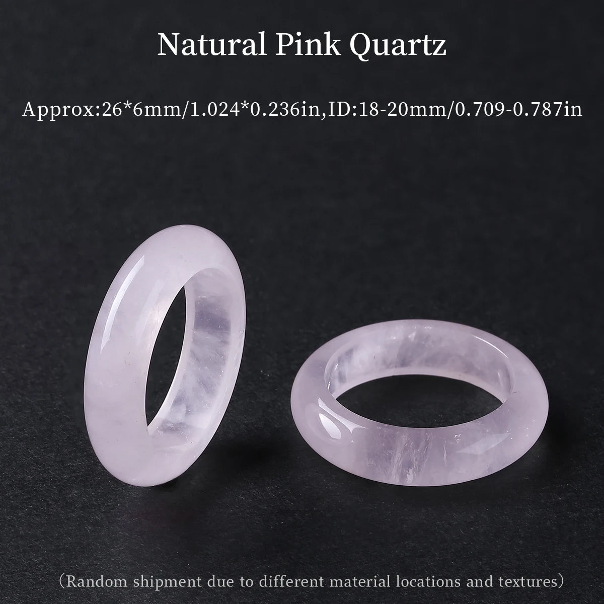 1 Pc Natural Crystal Stone Band Rings Amethyst Agate Obsidian Finger Solid Ring Women Men Minimalist Energy Healing Jewelry Gift