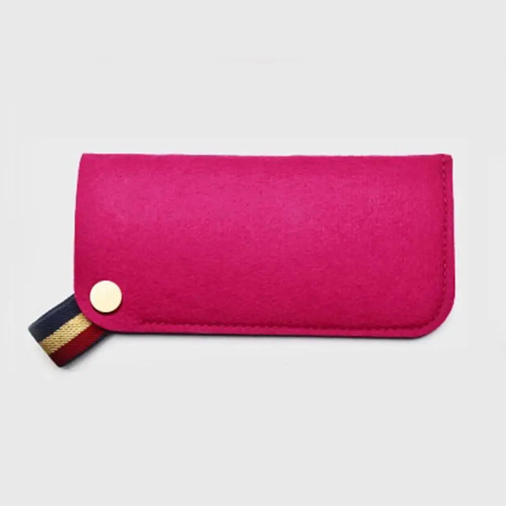 2019 New Unisex Fashion Felt Sunglasses Storage Bags For Men Women Colorful Candy Eyeglasses Box Soft Bag Accessoires