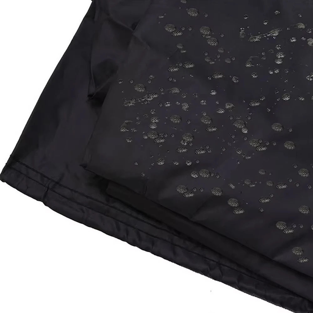 8 Size BBQ Cover Outdoor Dust Waterproof Weber Heavy Duty Grill Cover Rain Protective Outdoor Barbecue Cover Round