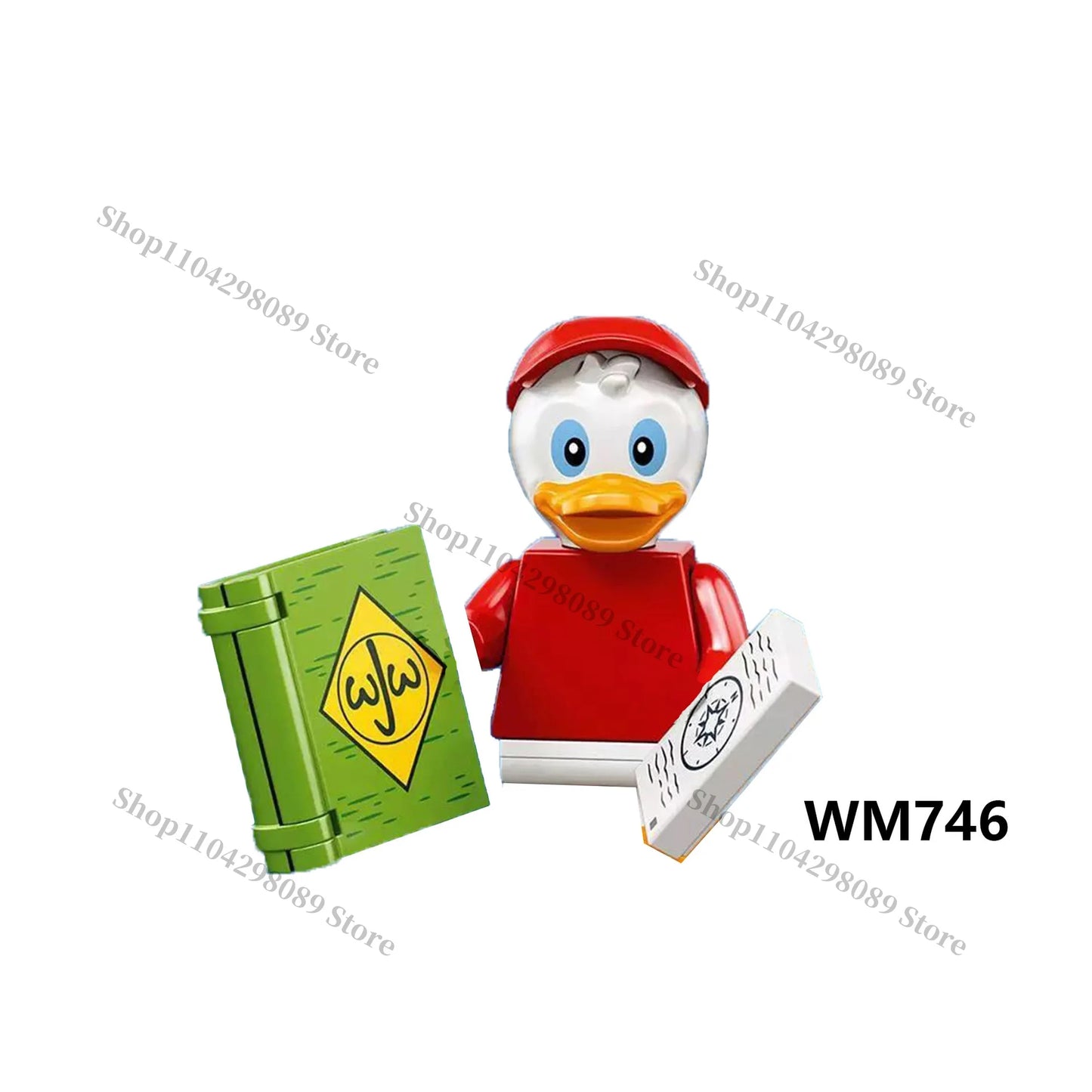 Disney building block anime cartoon characters Chip Dale Woody Donald Duck Mario mini Assembly brick figurines birthday gifts