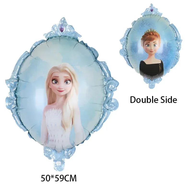 1pcs Princess Frozen Balloon Cartoon Elsa Anna Olaf Foil Balloon for Children's Birthday Party Baby Shower Decoration