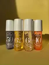 Brazilian Inspired Summer Scent Perfume Set 5 Piece Gift Set Tropical Beach Vacation Long Lasting Body Mist & Oil Mist