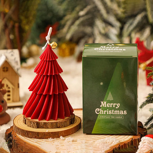 3D Christmas Tree Candle Silicone Mold DIY Christmas Candle Making Kit Handmade Soap Plaster Resin Baking Tools Holiday Gifts
