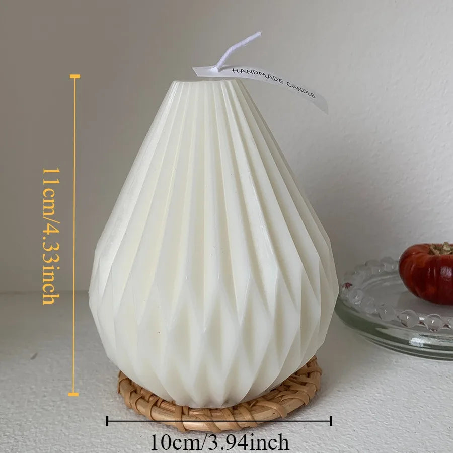 1pcs Nordic style cylindrical candle smokeless candle for wedding, party, birthday decoration, Nordic home decoration, bedroom