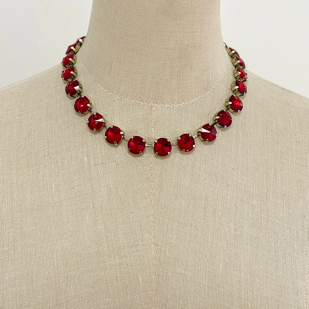 Luxury Shiny Crystal Claw Chain Necklace Multi-Color Optional Bohemian Exaggerated Clavicle Chain Big Bib Necklace Wholesale