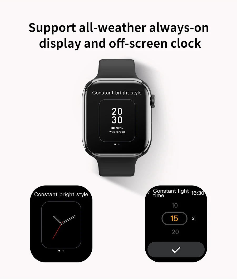2026 Series 10 Watch 10 GPS Smart Watch Memory Music Video Bluetooth Call Heart Rate Waterproof NFC Smartwatch For Apple Android