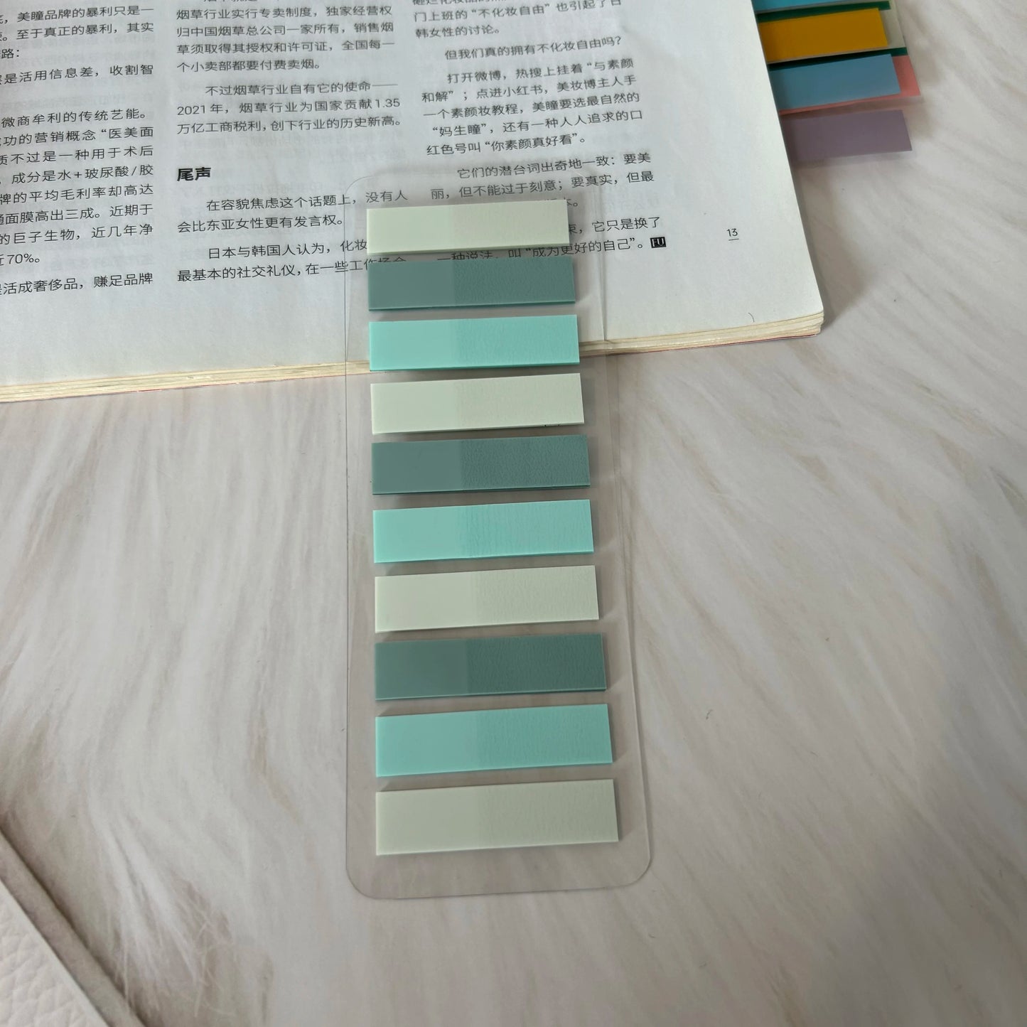 4800-200Sheets Transparent Note Book Tabs Index Creative Memo Pads Sticky SchoolOffice Stationery Self-Adhesive Stickers