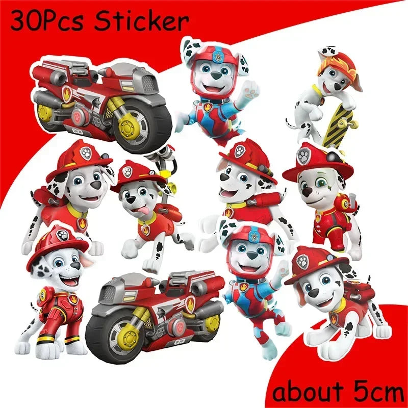 paw patrol cartoon Birthday Party Decoration  paw marshall theme Balloon Banner Cake Topper Party Supplies for Baby Show