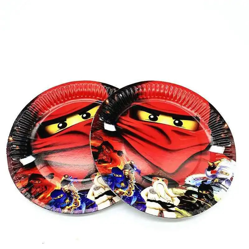 Ninja Birthday Party Decorations New Paper Tableware Plates Cups Napkins Tablecloth Background Balloon Supplies Deco For Kid Boy