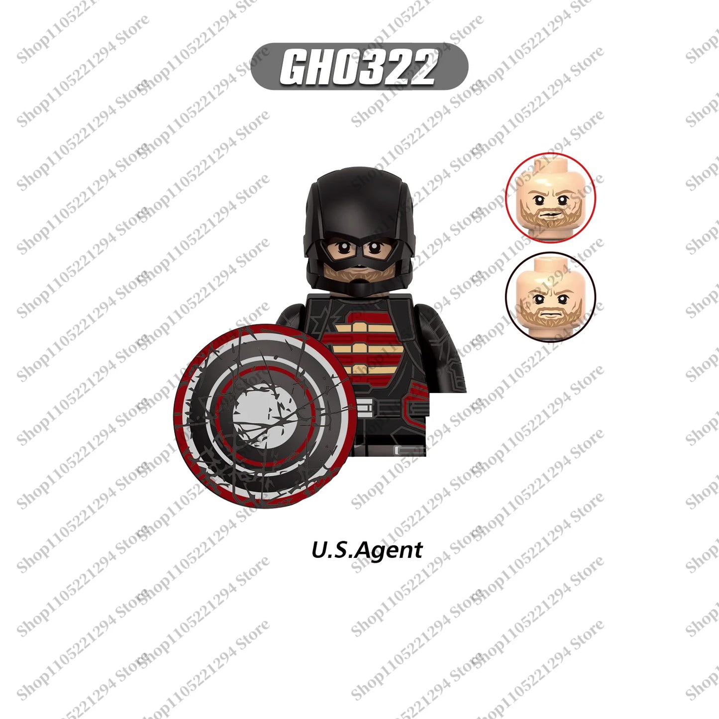 Marvelbuilding blocks toy  MINI brick toys Ant-man Spider-Man Fantastic Four educational human-shaped DIY toys holiday gifts