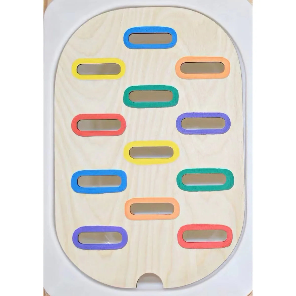 Children's Sensory Tray Table Color Hairball Game Wooden Tile Montessori Early Education Toys Kids Toys Educational Accessories