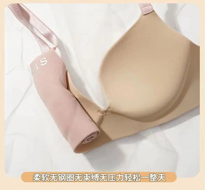 Woman Summer Bra Thin One Piece Seamless Letters Underwear Bras No Wire Ring Adjustable Shoulder Stra Push Up Girls bras