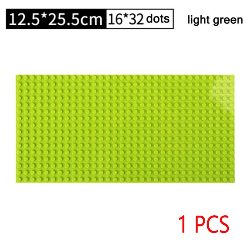 Baseplate 32x32 16X32 Dots Classic Brick Plate Building Blocks DIY Constructor Parts Baseplates Compatible Brands City Friends