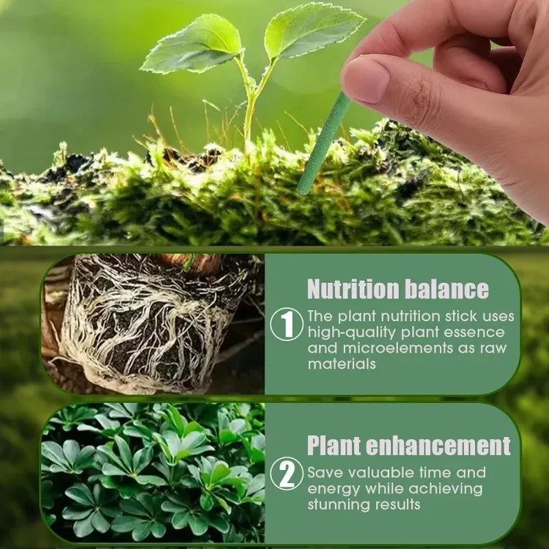 Plant Slow-release Sticks Nutrient Stick Universal Indoor Potted Flower Pot Plants Fertilizer Bars Enhancer Garden Accessories
