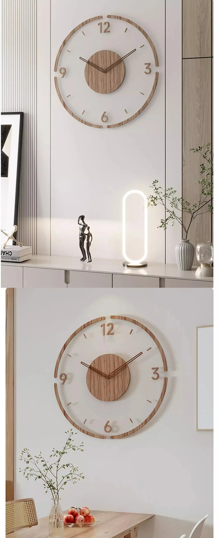 Modern Transparent Floating Digital Wall Clock Decoration Special Material Disk Battery Powered Home Decorative Wall Clock