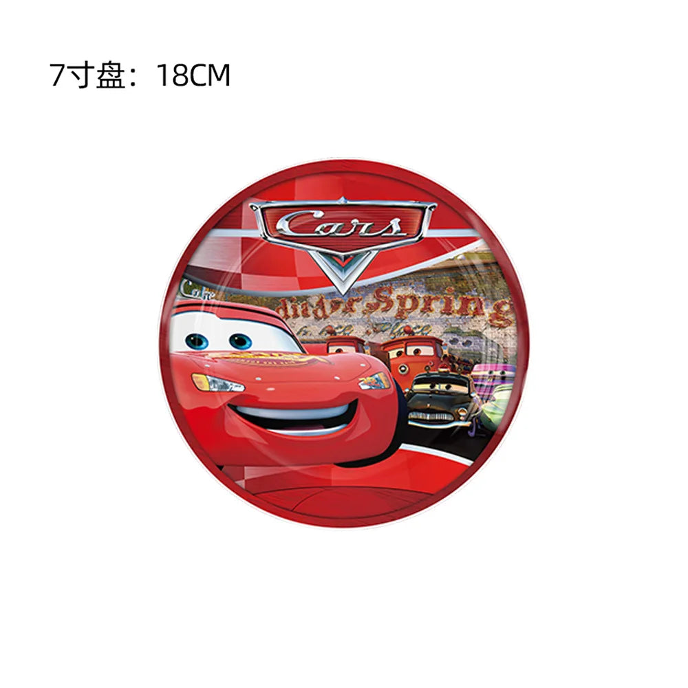 Disney Cars Birthday Decoration, Cartoon, Lightning Mcqueen, Paper Plates, Napkins, Cups, Balloon, Event Supplies, Baby Shower