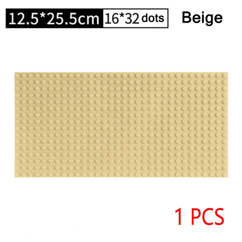 Baseplate 32x32 16X32 Dots Classic Brick Plate Building Blocks DIY Constructor Parts Baseplates Compatible Brands City Friends