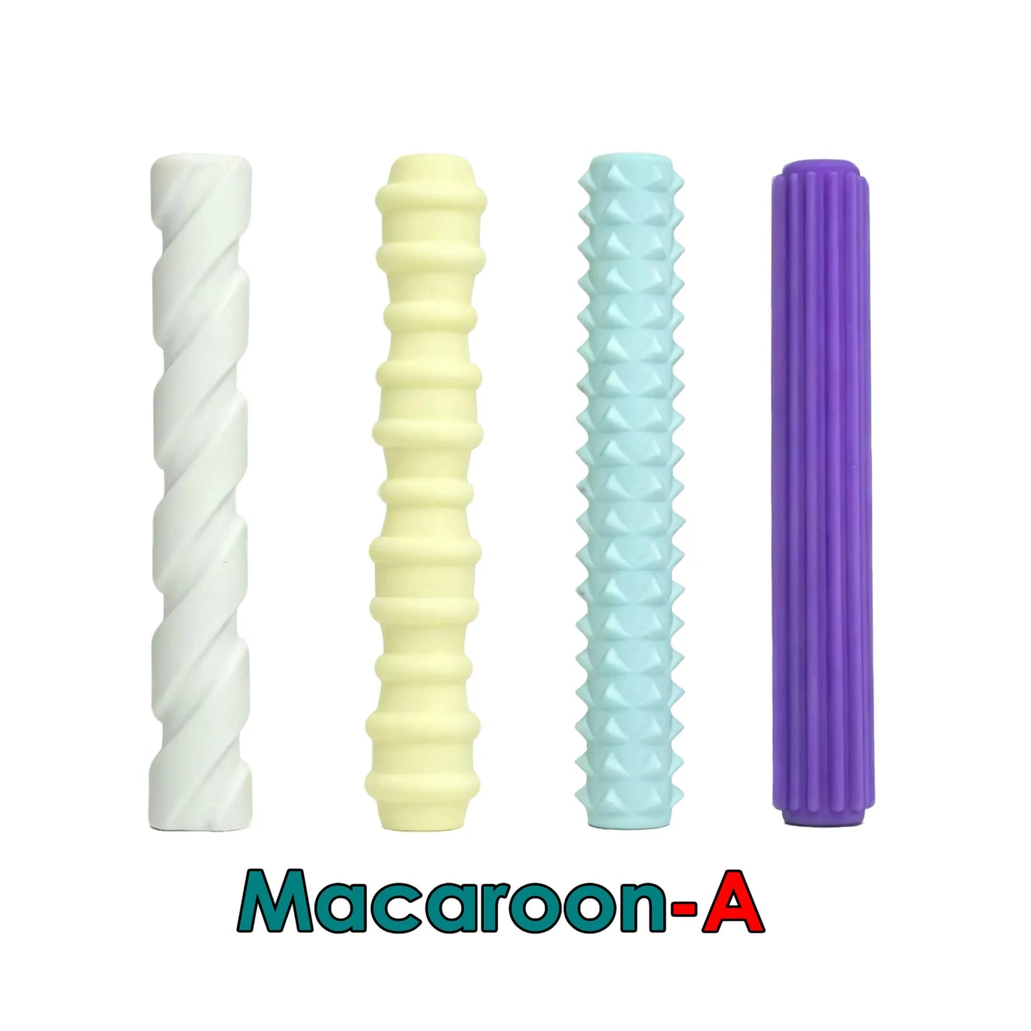 Silicone Textured Pencil Grips Sensory Fidget Toy For ADHD Autism Stress Relief Finger Skills Training Kids Adults Class Office