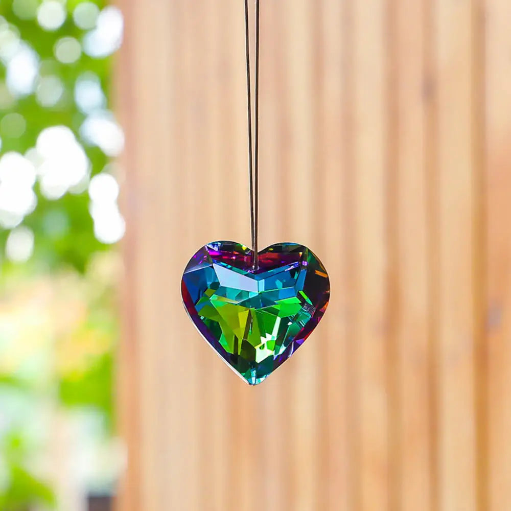 1PCs K9 Crystal Prism AB Clear Faceted Large Oval Chandelier Crystal Hanging Ornaments DIY Suncatcher Pendants Rainbow Maker
