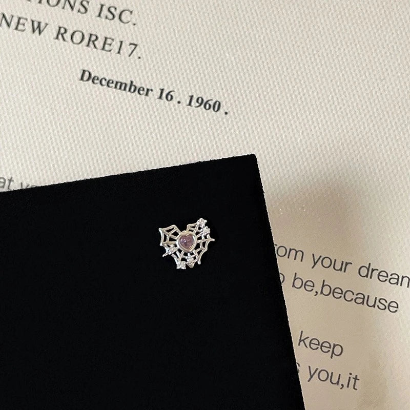 1 PCS Korean Style Cute Pink Zircon Crystal Ear Bone Nail 316L Stainless Steel Kpop Earrings for Women Cartilage Jewelry Gift