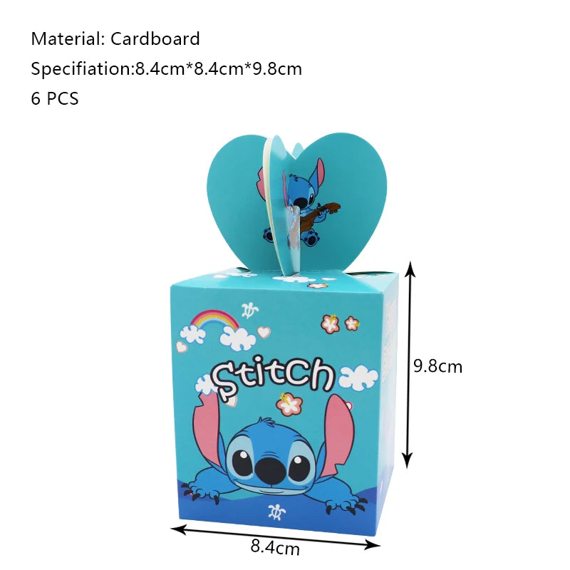 New Stitch Birthday Party Decoration Foil Latex Balloon With Pattern For Kids Event Supplies Disposable Tableware Plate Backdrop