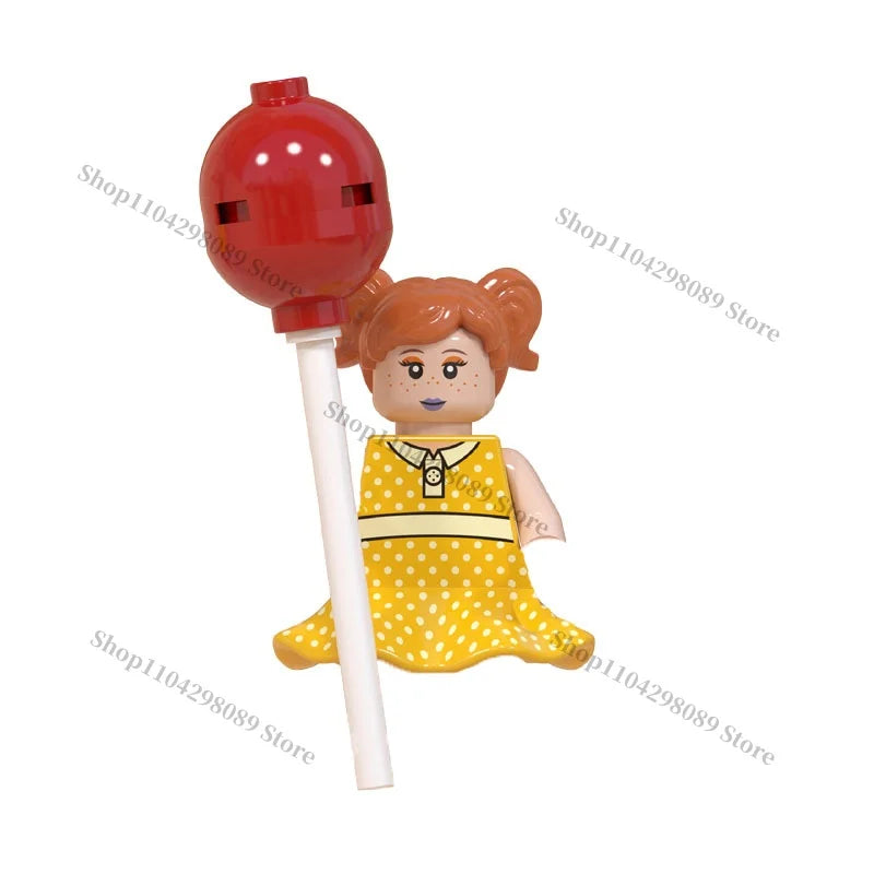 Disney building block anime cartoon characters Chip Dale Woody Donald Duck Mario mini Assembly brick figurines birthday gifts