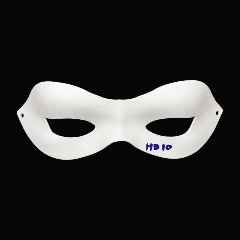 12/20/24 Pcs Halloween Mask DIY Paintable Blank Mask Paper Art Masks DIY Painting Masks For Masquerade Cosplay Party