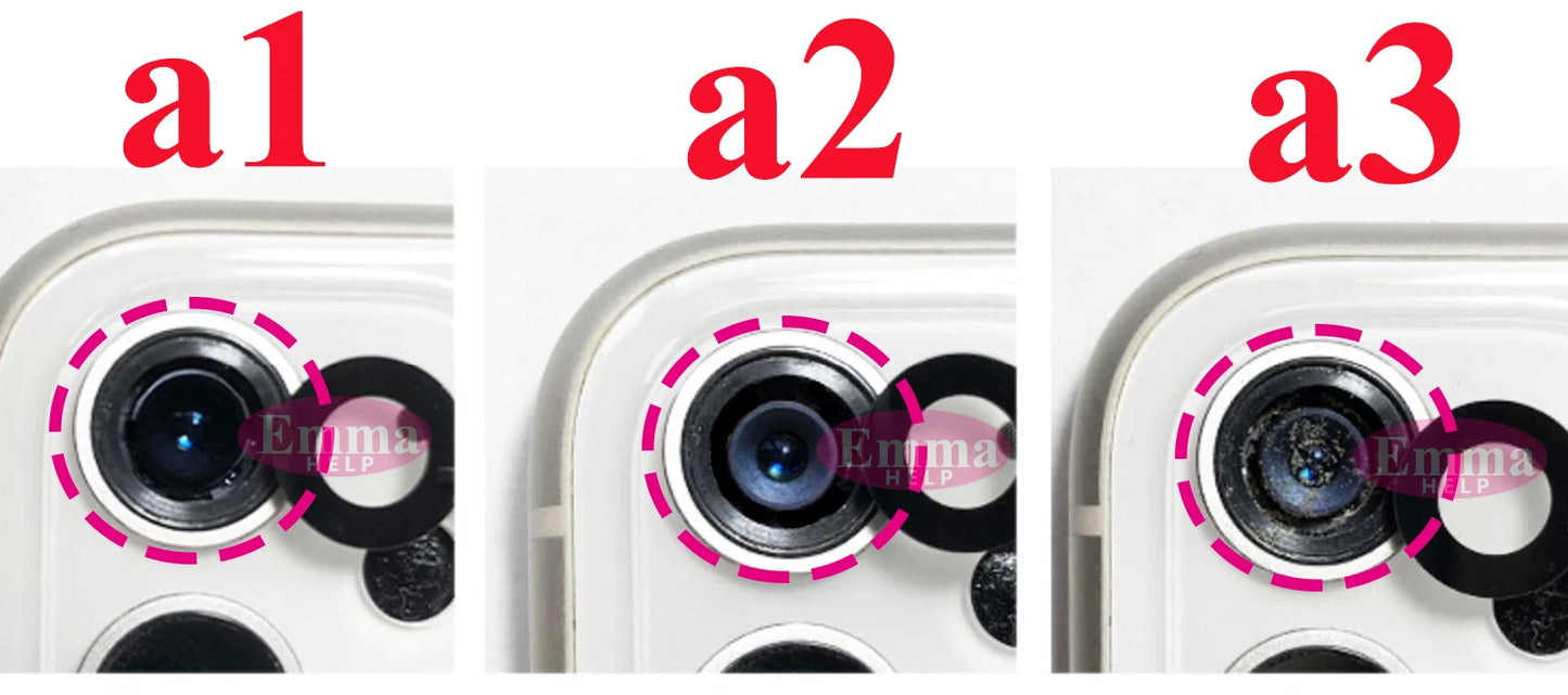 1Set Original Sapphire Rear Camera Glass Replacement for iPhone 16 15 14 Pro Max 12 13 Mini 15 Plus Camera Lens Repair Tool Kits
