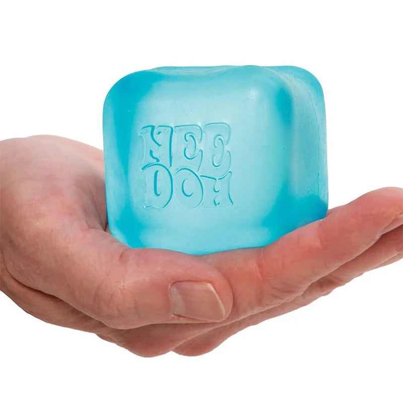 Needoh Nice Cube Sensory Fidget Cube Stress Relief Squishy Cube Anti-Anxiety Squeeze Object for Focus ADHD Population