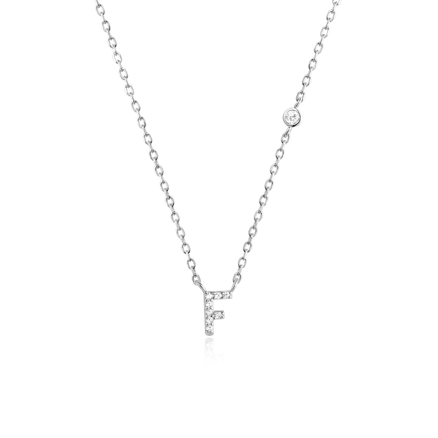 ANDYWEN 925 Sterling Silver Gold Small 26 Letters A- Z Zircon CZ Pendant Monogram Necklace Me 2020 Initial Alphabet M A Jewelry
