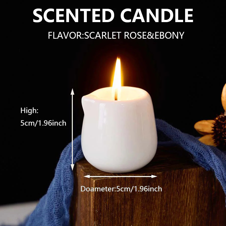 1PC Massage Oil Candles，luxury aromatherapy candles，for Stress Relief and SkinMoisturizing, SM Product Scented Candle Body Oil