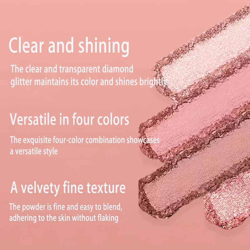 Charlotte Tilbury CT Makeup Sets Highlighters Lip Blam 4 Color Eyeshadow Palette Lip Gloss Lip Blam Set Pillow Talk Long Lasting